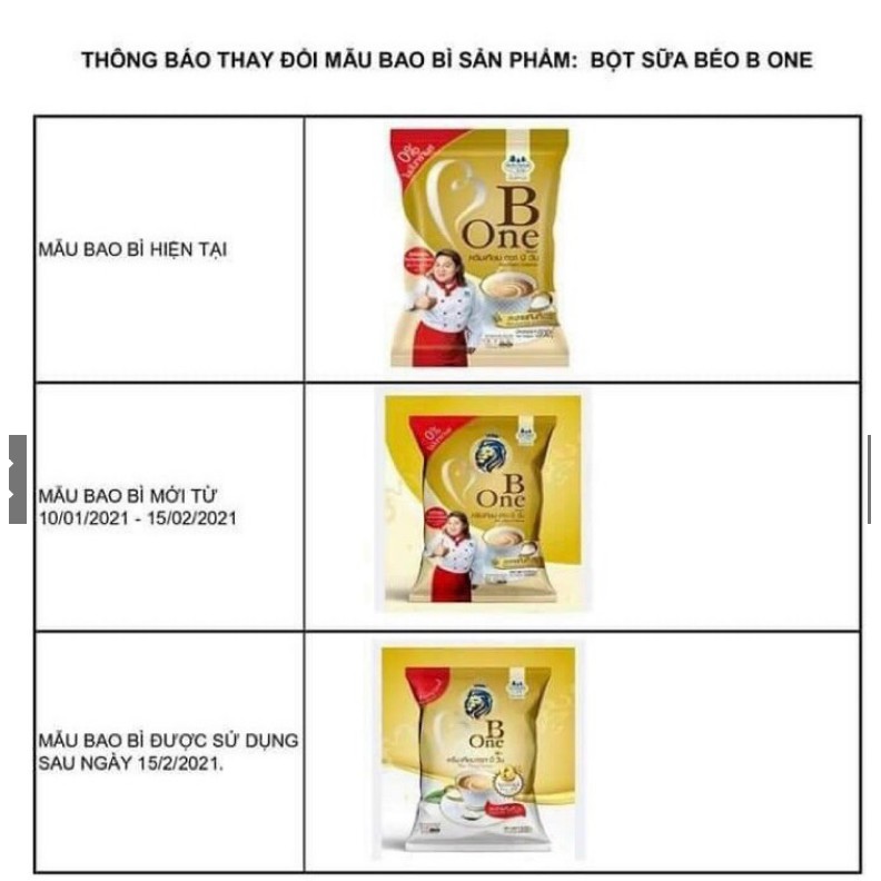 Bột sữa  B-one/ thái lan/ Frima hàn quốc