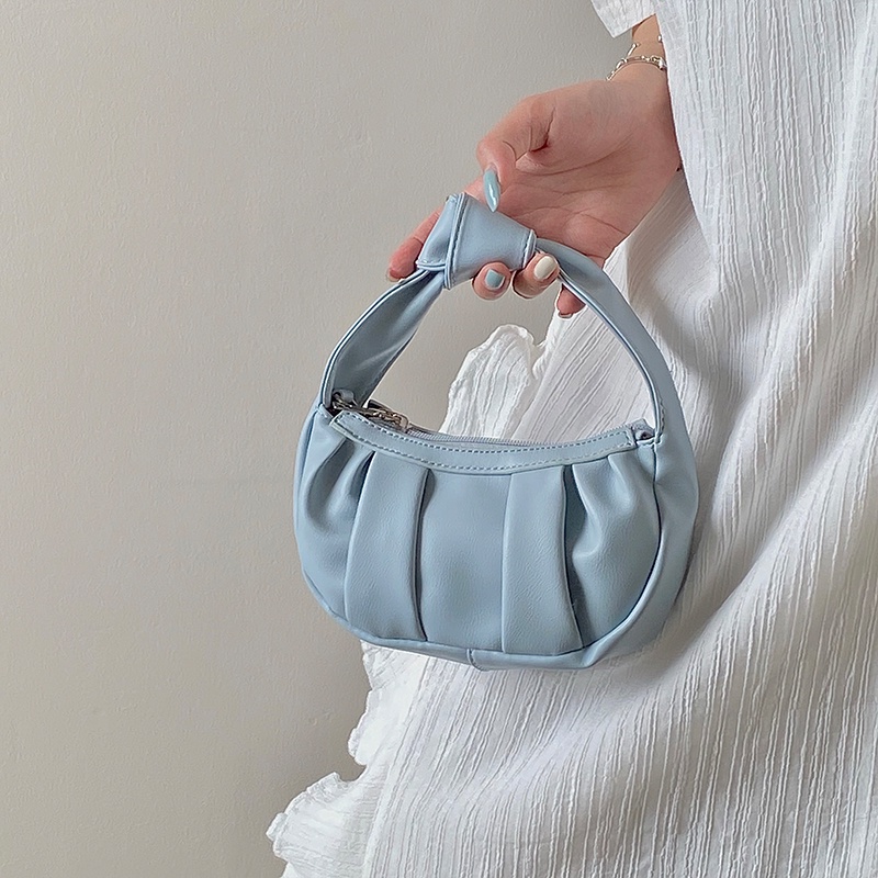 IELGY Túi Đeo Chéo Màu Trơn Dễ Thương Cho Nữ