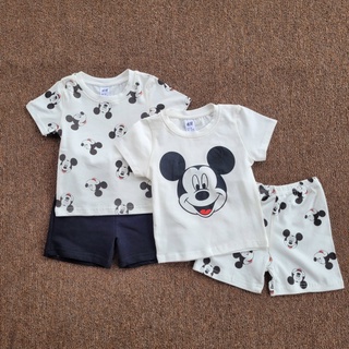 SBT400 - SET 2 BỘ ĐÙI BÉ TRAI TRẮNG NHIỀU MICKEY