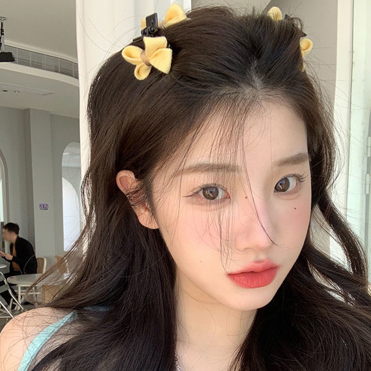 Kẹp Tóc Mini Đính Nơ Lưng Ngọt Ngào Thời Trang Xuân Hè Cho Nữ