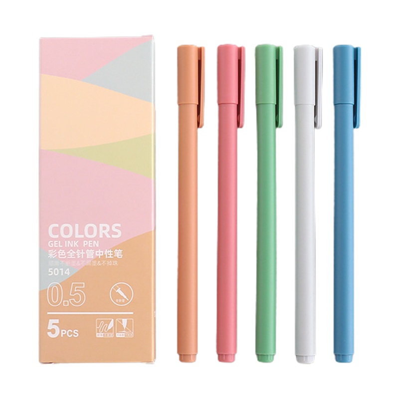 5 Bút mực gel nhiều màu chất lượng cao