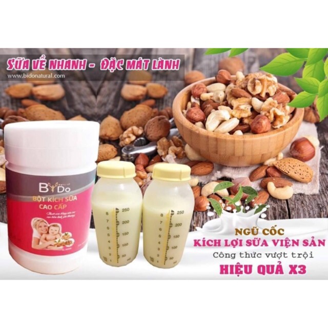 Ngũ cốc lợi sữa Bido sữa về nhiều đặc sánh giúp con ngoan ngủ ngon, phát triển khỏe mạnh