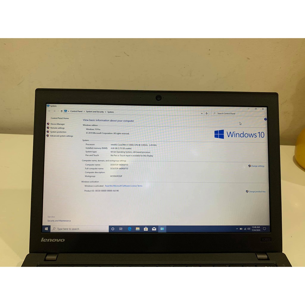 Laptop lenovo thinkpad X250 i5 5300 ram 4G SSD 128G giá 4tr5 | BigBuy360 - bigbuy360.vn