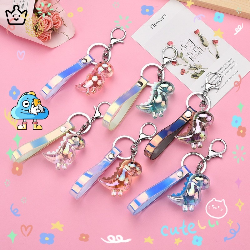 Móc Khóa Hình Khủng Long Dễ Thương Phong Cách Hàn Quốc 2022