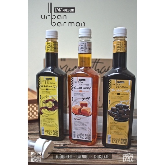 Siro Syrup Urban Barman các vị 730ml