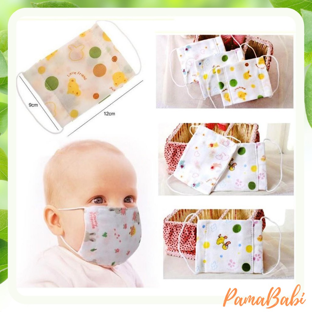 [Siêu mềm] Khẩu trang vải xô cho bé