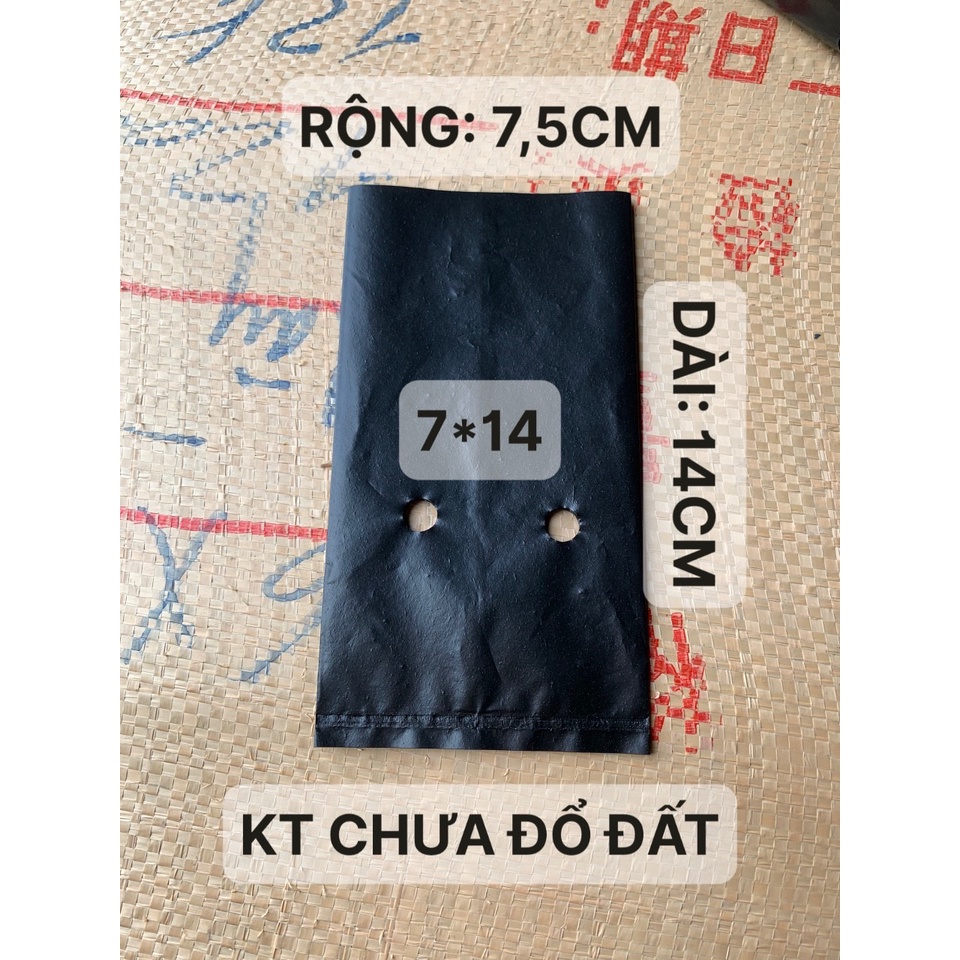 1KG TÚI ƯƠM CÂY MÃ 7*14 ( KÍCH RỄ, MẦM CÂY XANH LÁ, DỊCH TRUYỀN CHO CÂY, BẠT CỎ...)