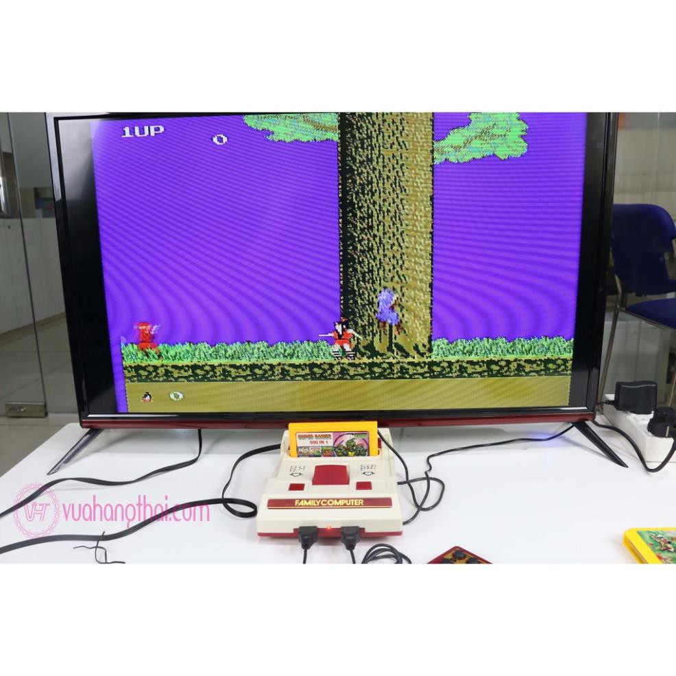 Băng máy chơi game 4 nút 600 Game không trùng - game huyền thoại Contra, Super Mario, Natra cứu mẹ ,xe zeep, Xe Tăng