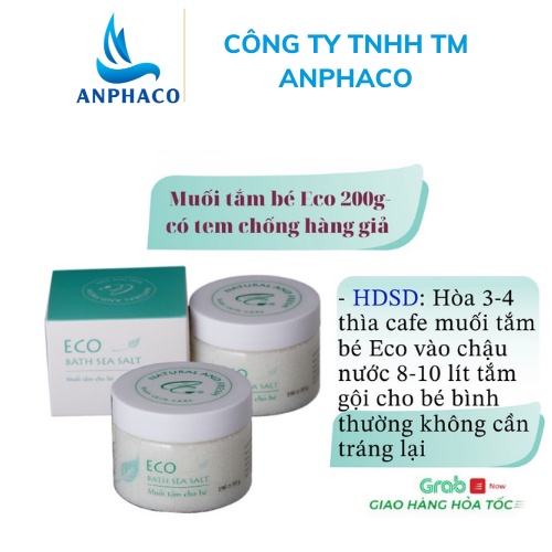 Muối Tắm Bé Eco Sinh Dược 200gr
