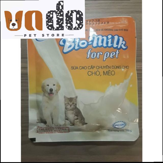 Bio Milk sữa dành cho chó mèo - túi 100gr