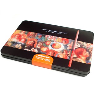 Bút Chì Màu Khô Marco Renoir bộ 48 Màu Hộp Thiếc