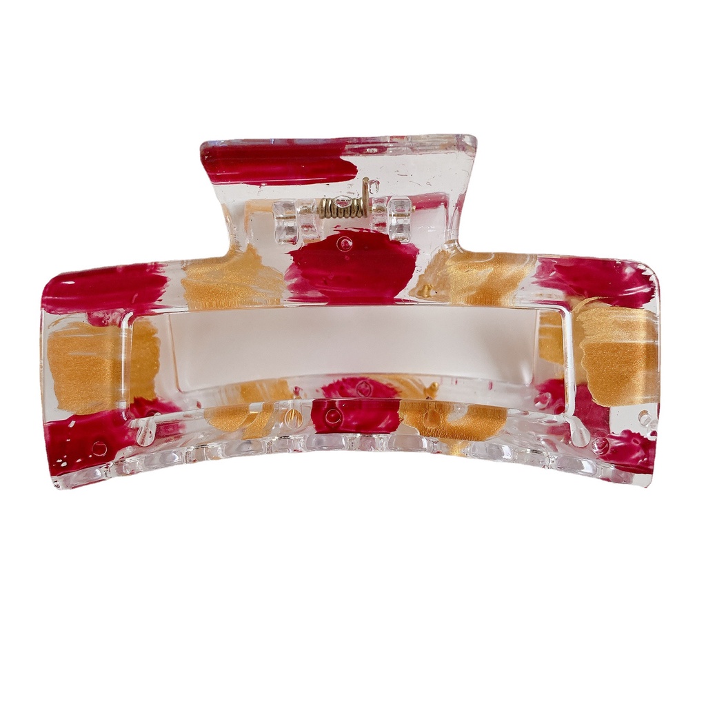 Kẹp Tóc Hình Cá Mập Cỡ Lớn Phong Cách Hàn Quốc Đơn Giản