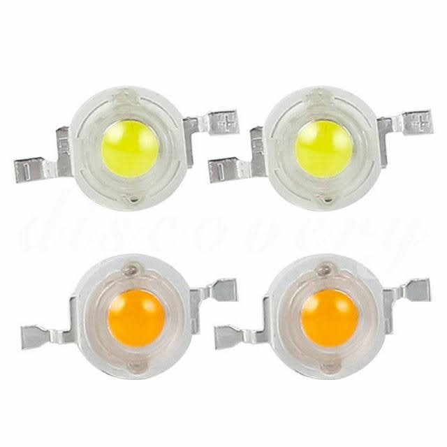 Đèn LED LUXEON CHIP EPISTAR 1W,sáng trắng, sáng vàng, NHÂN LED 1W SIÊU SÁNG