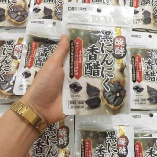 Tỏi đen Nhật Bản orihiro 180 viên | BigBuy360 - bigbuy360.vn
