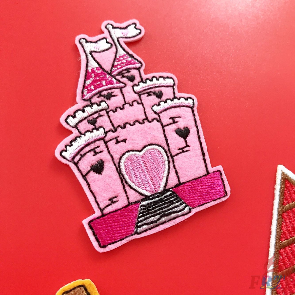 Miếng vá ủi quần áo DIY hình ngôi nhà truyện cổ tích của Grimm