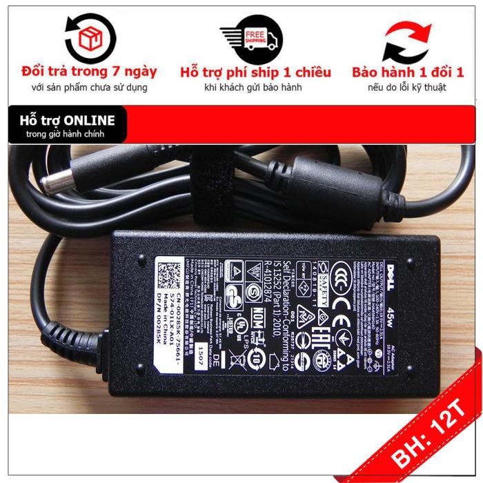 [BH12TH] [- Sạc cho Laptop Dell Inspiron 3162 3164 3168 3252 2.31A 45W