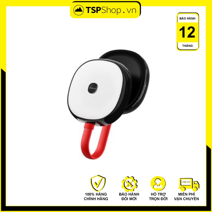 Đèn đọc sách trên ô tô Baseus năng lượng mặt trời Đèn vòm với cáp dữ liệu Micro USB đa năng đơn giản