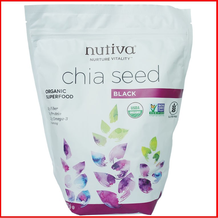 [HÀNG CHUẨN] Hạt Chia Mỹ Nutiva 907G, Hạt Chia Nhập Khẩu Từ Mỹ.