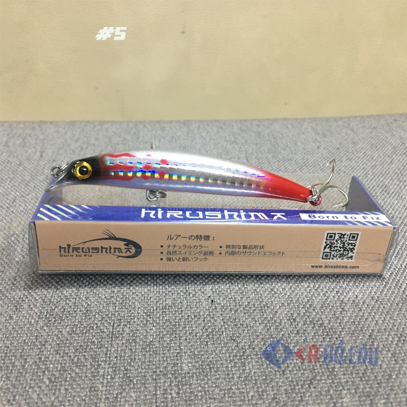 Mồi giả câu cá chẽm Minnow Lipless 95 Pro