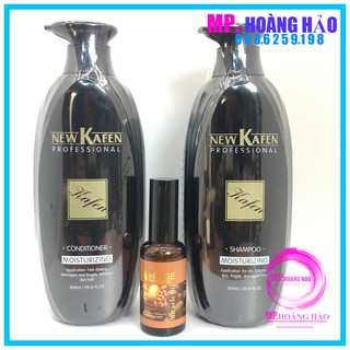 [ Tặng Tinh Dầu ] Căp Dầu Gội Xả Mẫu Mơi New Kafen 800ml