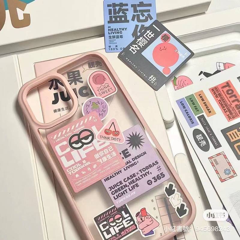 Ốp điện thoại đơn giản màu hồng thích hợp cho IPHONE 13 PROMAX APPLE 11 12 XR FNSW