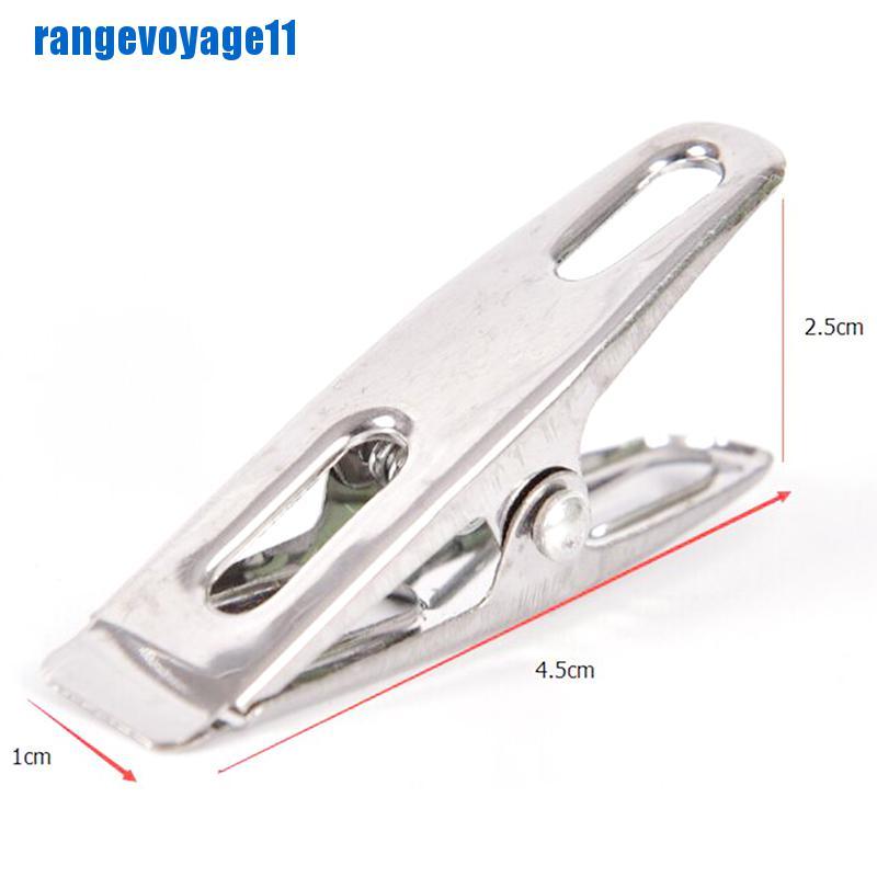 Bộ 20 Móc Treo Quần Áo Bằng Thép Không Gỉ Chất Lượng Cao