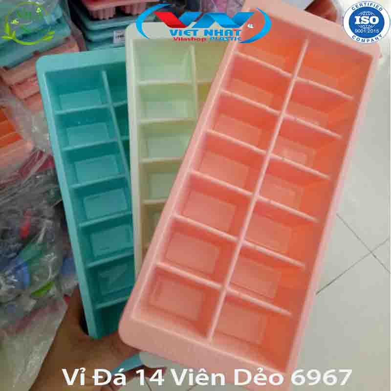 [ Nhiều Loại ] Khay Làm Đá, Vỉ Làm Đá Đa Năng Việt Nhật, Nhựa Dẻo Chính Hãng - Kháng Khuẩn -  Khử Mùi | BigBuy360 - bigbuy360.vn
