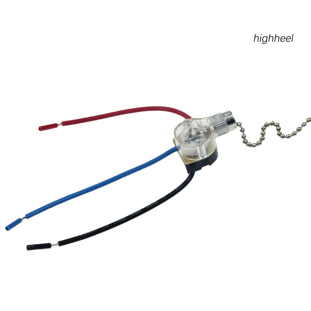 Công Tắc Đèn Treo Trần Nhà Dạng Chuỗi Hạt 3 Dây Thay Thế Tiện Dụng