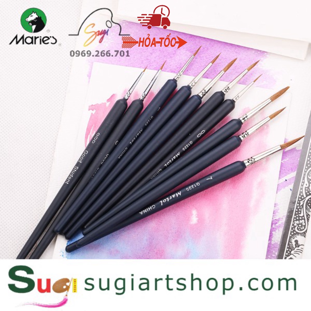 Cọ vẽ đầu tỉa MARIE'S Martol
