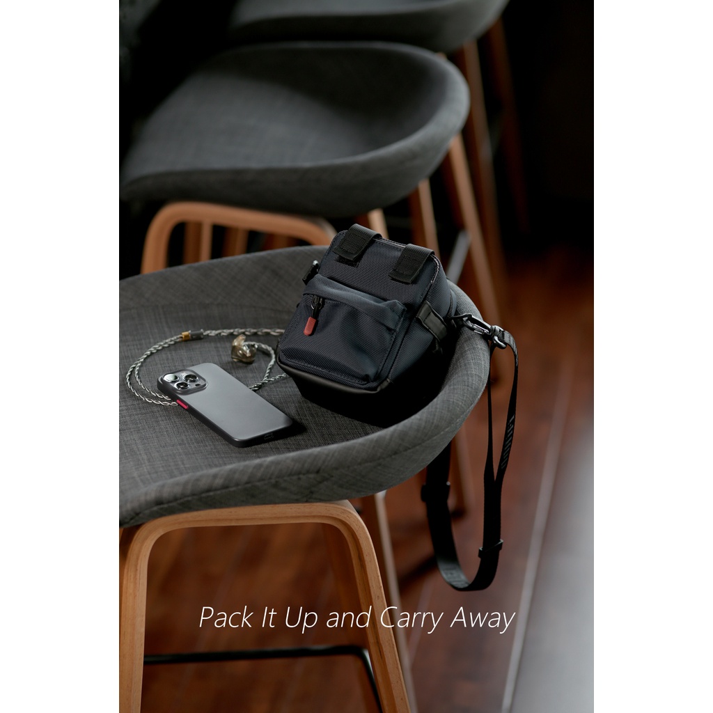 DD dd HIFI C2022  Túi Đựng Tai Nghe Ngoài Trời Màu Xanh Đậm Đựng Tai Nghe Và Túi Đựng Cho DAP, DAC, Tai Nghe