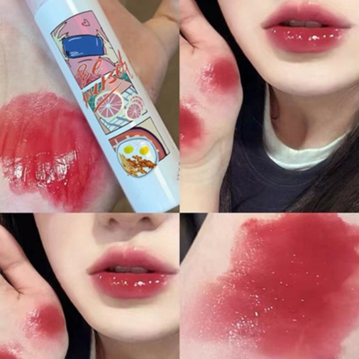 Son Bóng Hellostyle Dạng Lỏng 6 Màu Tùy Chọn Chống Nước Dưỡng Ẩm Tiện Dụng