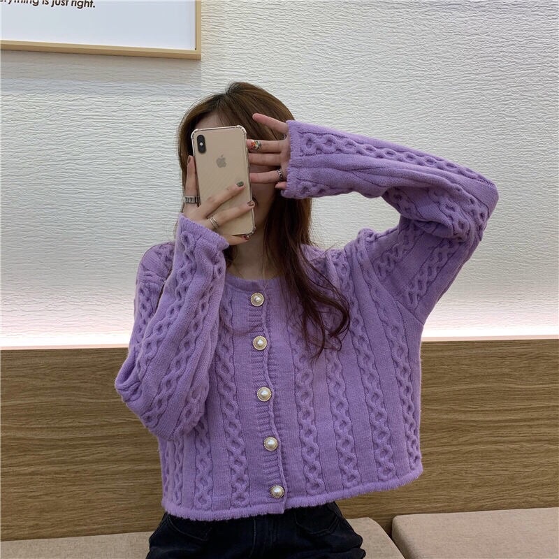 Áo len cúc ngọc❤️oder 2–4t