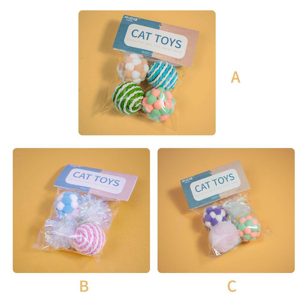 Set 4 Đồ Chơi Tương Tác Thú Vị Cho Mèo Cưng