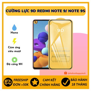 Kính cường lực Xiaomi Redmi Note 9/ Note 9s - HappyTech