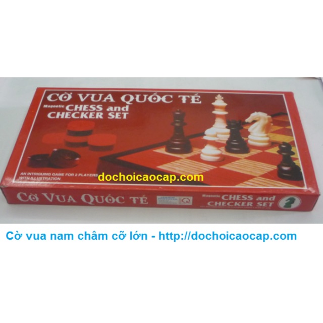Bộ cờ vua nam châm cỡ lớn