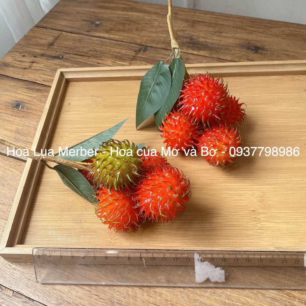 Hoa Quả, Trái Cây Giả Cao Cấp  Merber  - Quả Dứa, Quả Bưởi, Quả Roi, Quả Cam, Đu Đủ, Vú Sữa, Thanh Long