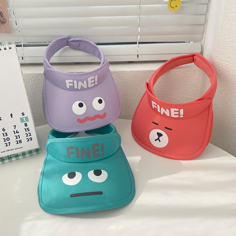 Mũ Lưỡi Trai Nửa Đầu Vành Rộng Che Nắng Tia Uv Thời Trang Mùa Hè Dễ Thương Cho Bé