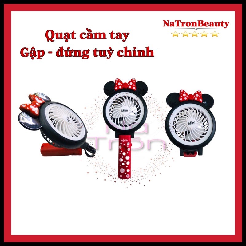 QUẠT MICKEY CÓ ĐÈN