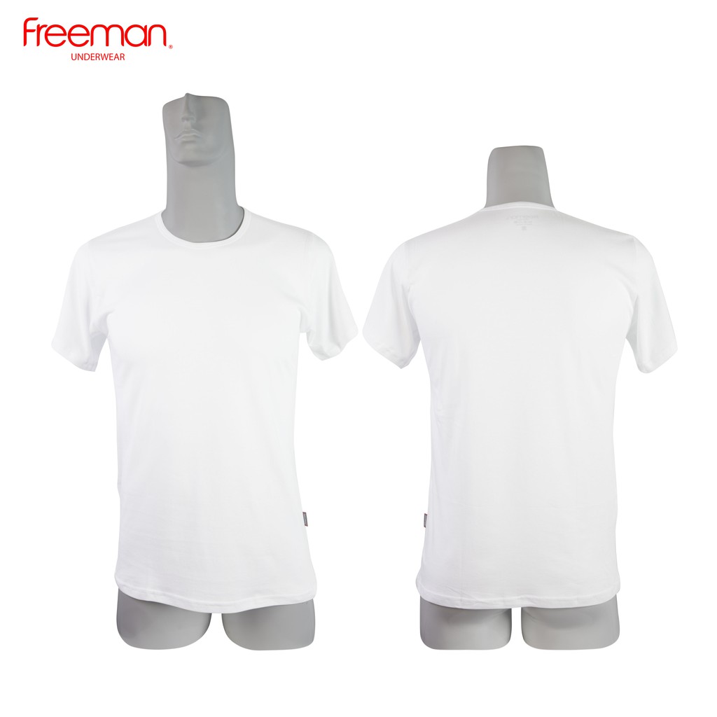 Áo thun nam Freeman, cổ tròn tay ngắn, chất liệu cotton thoáng mát TSF313