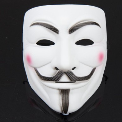 MẶT NẠ HÓA TRANG HACKER anonymous màu trắng (bán sỉ 9k)-d82