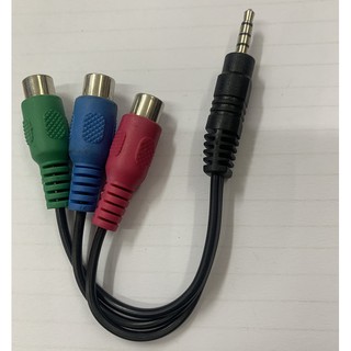 jack 3.5 ra 3 đầu AV bông sen cái