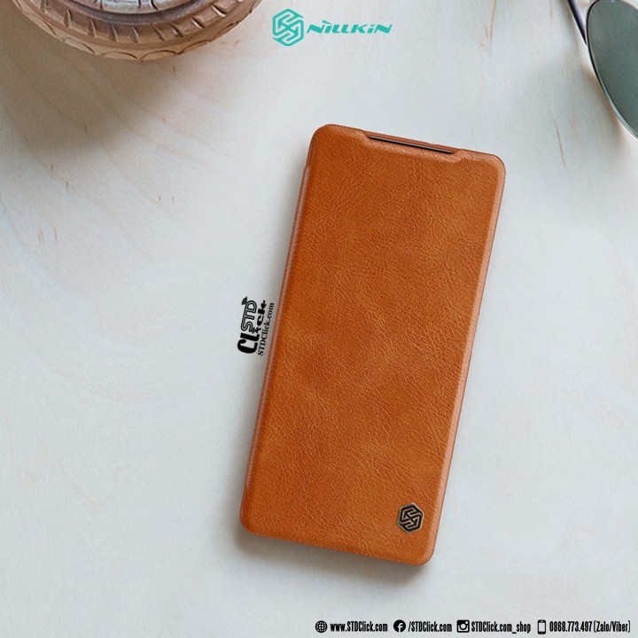 BAO DA SAMSUNG GALAXY S21 ULTRA 5G NILLKIN QIN CHÍNH HÃNG