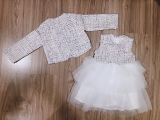 Set váy & áo khoác dạ siêu đẹp