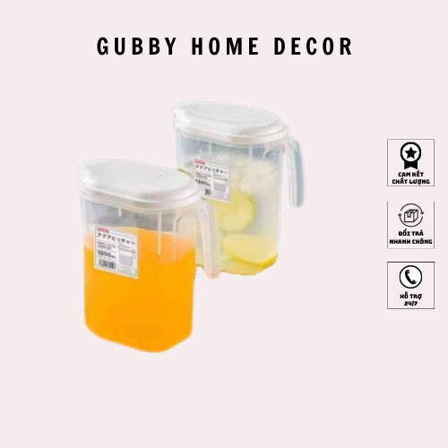Bình đựng nước, bình đựng nước có quai Cool Handy -Dung tích1.8L, hàng Nhật xuất khẩu, chất liệu nhựa cao cấp