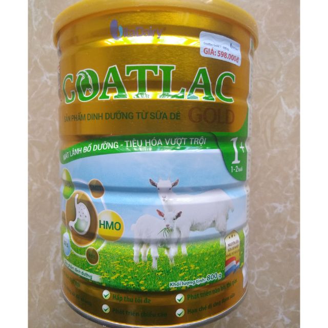 Sữa dê Goatlac Gold 1+ 800gr