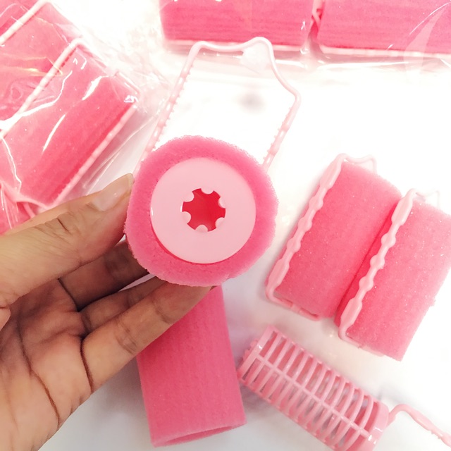 Lô Quấn Xoăn Không Dùng Nhiệt Lô Mút Nhật Có Lõi Nhựa Bên Trong