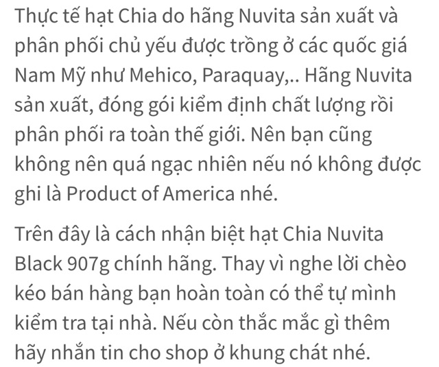 HẠT CHIA MỸ NUTIVA 907G