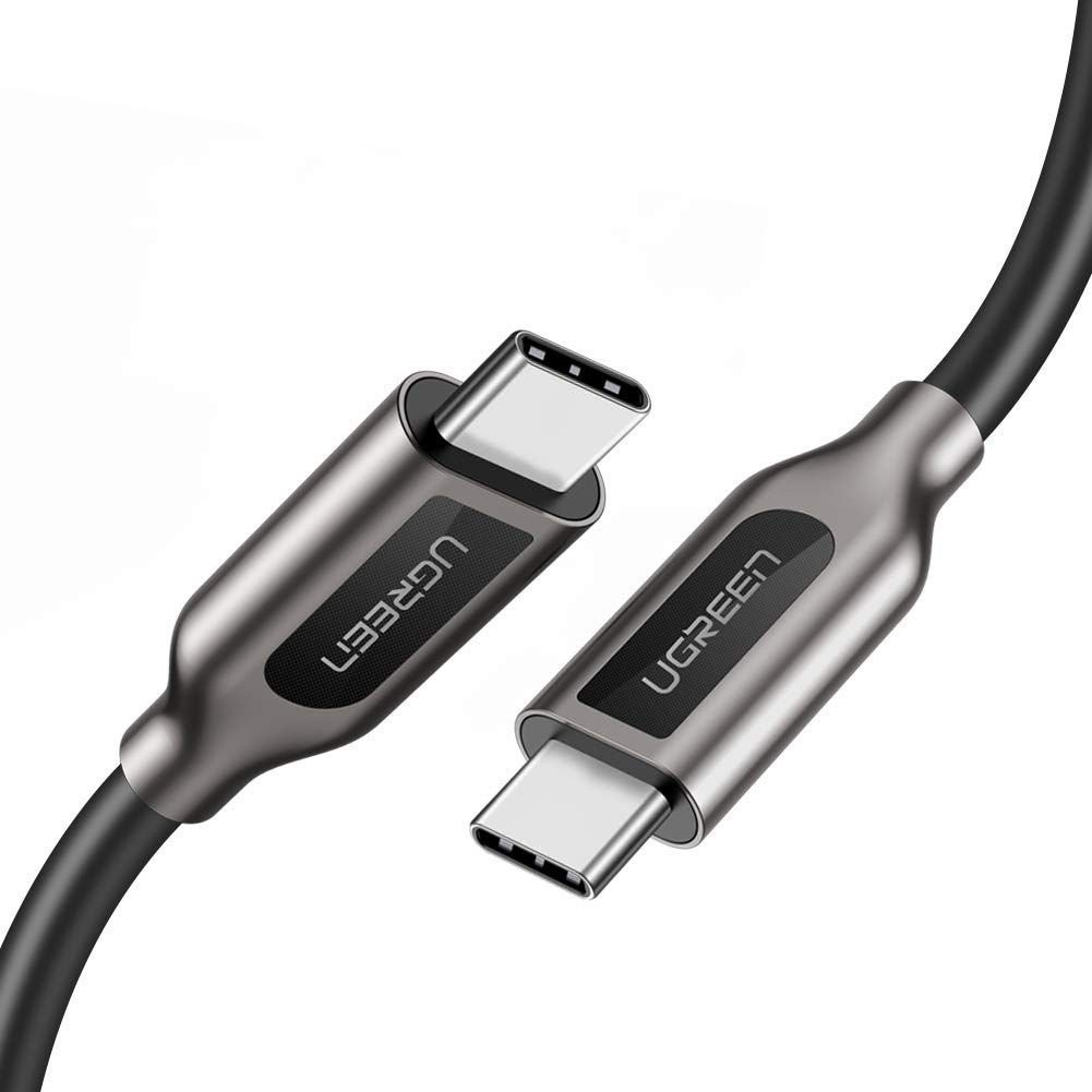 Cáp sạc 2 cổng USB-C hỗ trợ sạc nhanh PD 3.1A, dài 1m UGREEN US266 hỗ trợ 4k@60HZ