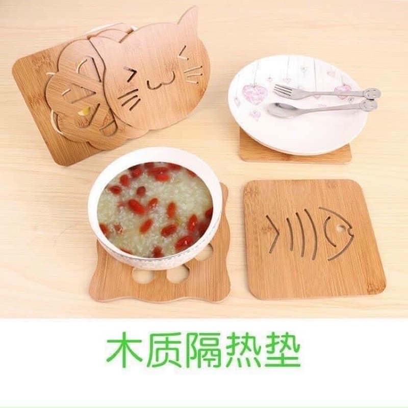 Đế lót cách nhiệt bằng gỗ