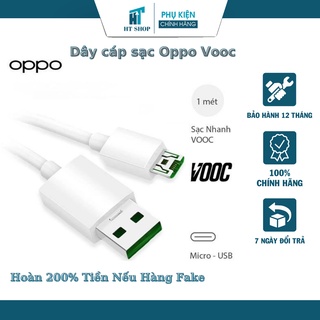 Dây cáp sạc Oppo Vooc chính hãng chấn sạc micro USB - BẢO HÀNH 12 THÁNG 1 ĐỔI 1